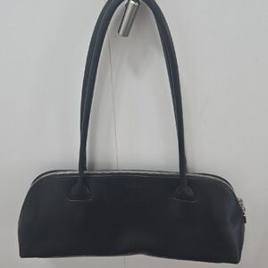 Elegant Black Leather Handbag